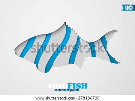 Abstract fish background