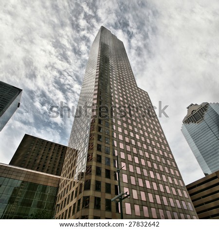 Editorial Use Only: Houston Skyscraper Behemoth Against Dramatic Sky Panorama
(Release Information: Editorial Use Only. Use of this image in advertising or for promotional purposes is prohibited.)