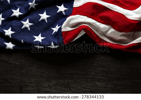 American flag for Memorial Day or 4th of July