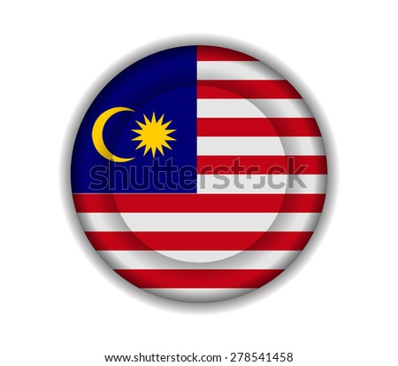button flags malasya Royalty-Free Stock Photo #278541458