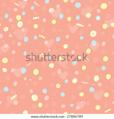pastel colored holiday seamless pattern