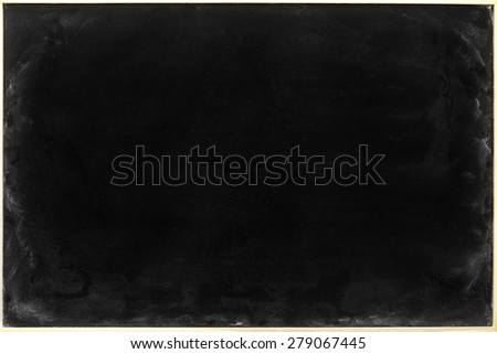 Blank Blackboard Background/ Empty Chalk board Background