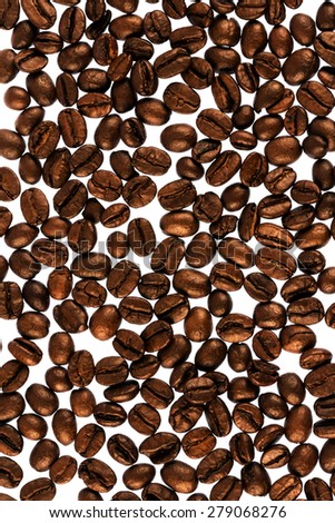 Coffee Beans Isolated On White Background/ Coffee Beans