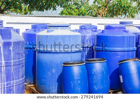 chemical tank in factory