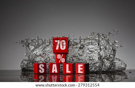 Information about discounts seventy percent