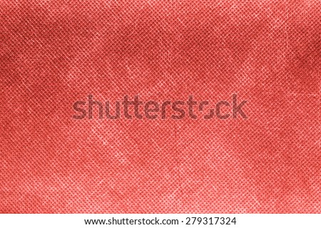 Canvas textured red background.