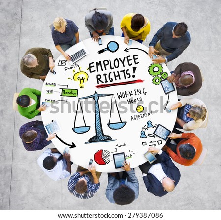 Employee Rights Employment Equality Job Meeting Technology Concept Royalty-Free Stock Photo #279387086