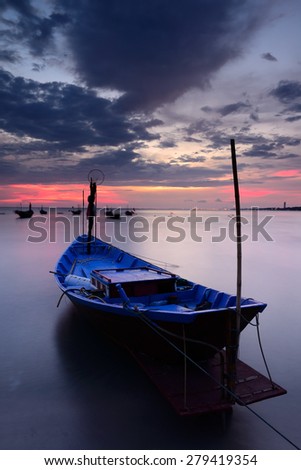 fishing boat in thailand