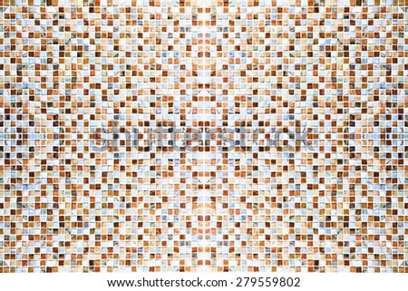 Vintage colorful tiles mosaic background
