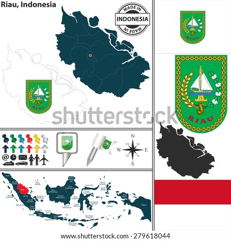 RIAU-MAP Stock Vector Images - Avopix.com