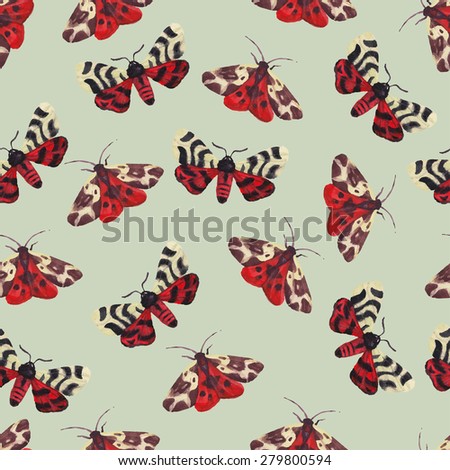 butterfly. vector seamless pattern