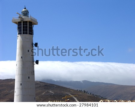Picture of a lighthouse in canary?s islands.