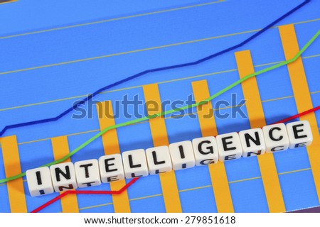Business Term with Climbing Chart / Graph - Intelligence