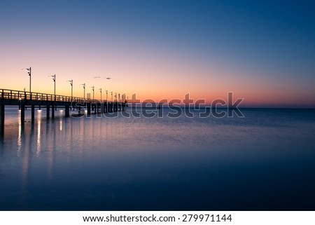 Sunrise at the beach, Machalinki Poland Hdr photo, sunrise lands