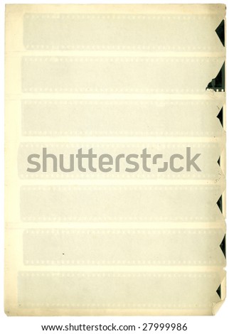 vintage sleeve for film negative background
