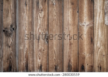 Front view of wooden planks with light shades.