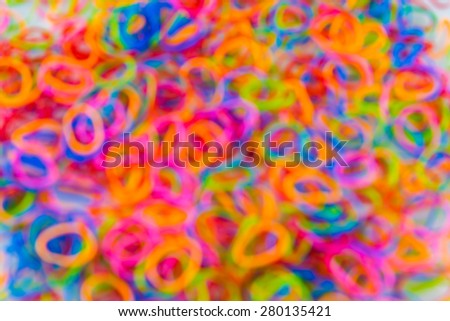 Abstract Blur colorful rubberband background
