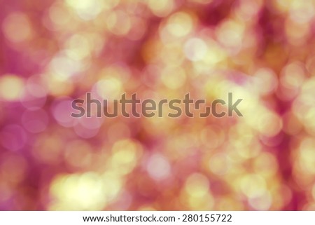 Red ,pink and orange holiday bokeh. Abstract Christmas background