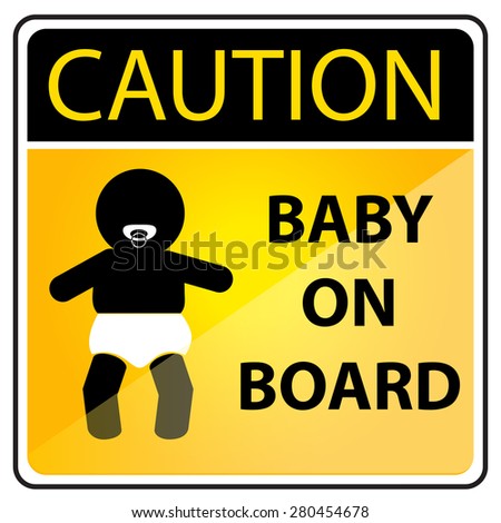 Baby On Board Sign
