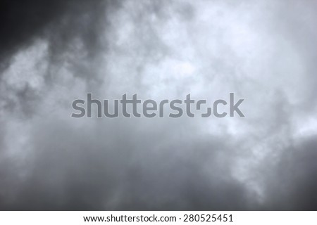 gray sky during thunderstorm