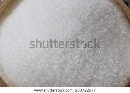 Close up of mono-sodium glutamate
