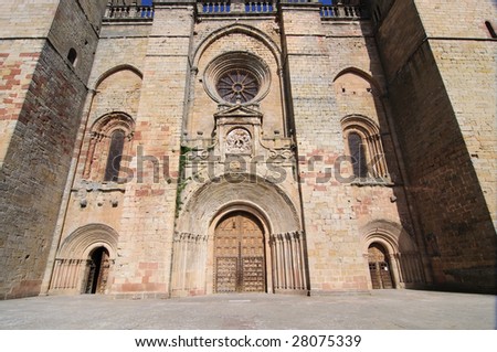 Picture of an old cathedral from spain.