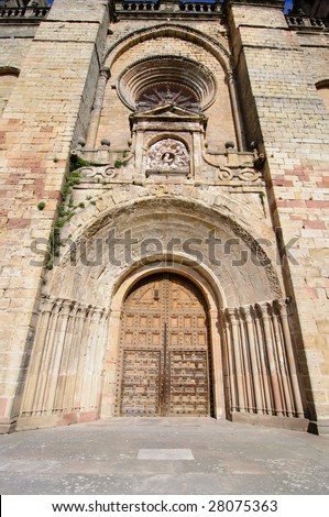 Picture of an old cathedral from spain.