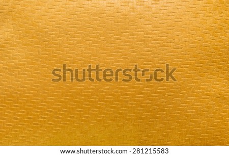 gold sofa linen fabric texture for background.