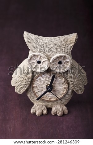 a Watch souvenir in the form of an owl