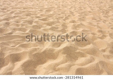 Lines in the sand of a beach Royalty-Free Stock Photo #281314961