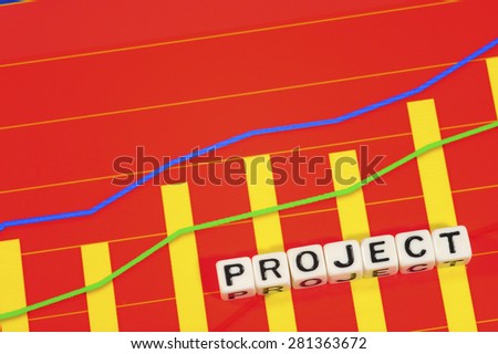 Business Term with Climbing Chart / Graph - Project