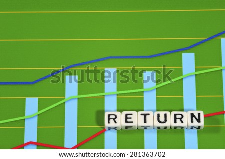 Business Term with Climbing Chart / Graph - Return