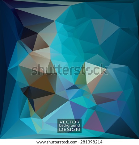 Multicolor Design Templates. Geometric Triangular Abstract Modern Vector Background. 