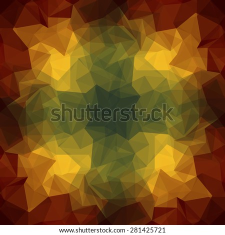 Triangles colorful geometric background