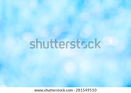 colorful of bokeh blue light blurred abstract background
