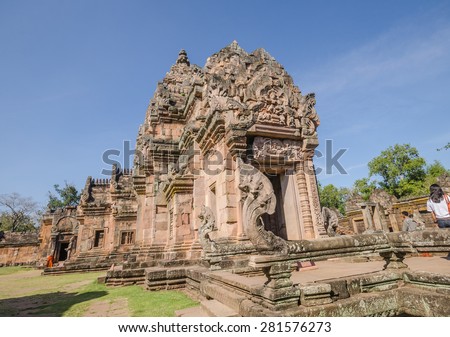 Phanom rung national park in North East of Thailand 