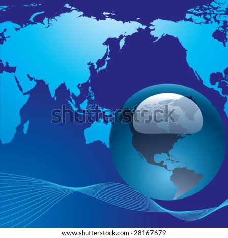 globe map
