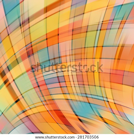Colorful smooth light lines background. Vector illustration