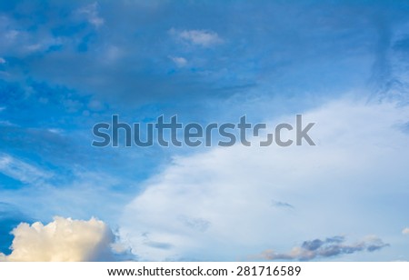 image of clear sky on day time for background usage
