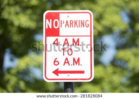 A parking sign.