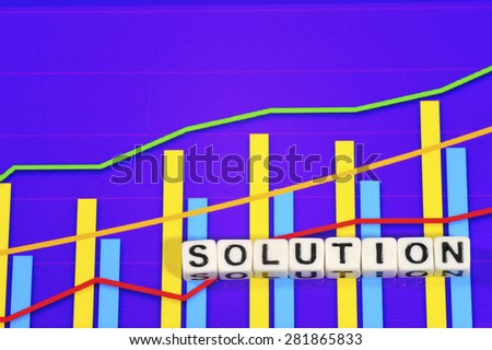 Business Term with Climbing Chart / Graph - Solution