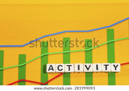Business Term with Climbing Chart / Graph - Activity