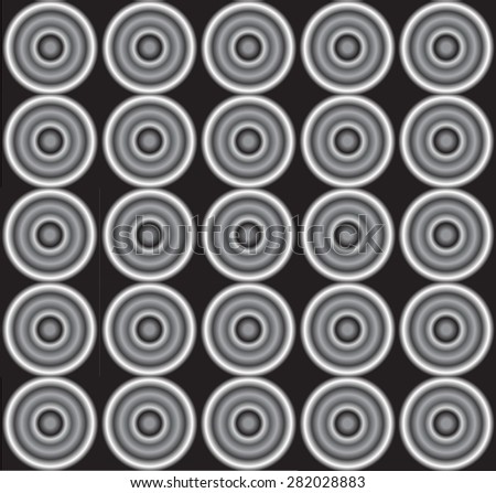 Abstract modern background pattern black and white circles