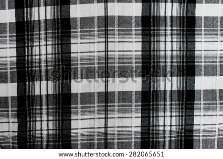   Fabric textile background with square pattern         