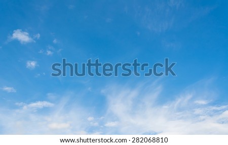 image of clear sky on day time for background usage.