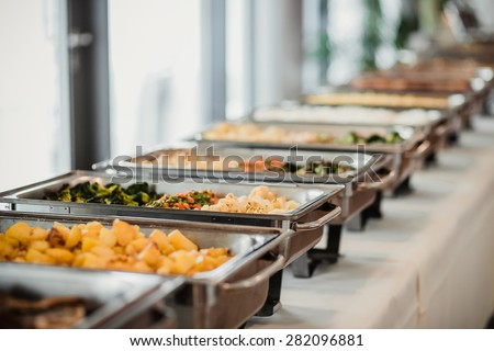 catering food wedding  Royalty-Free Stock Photo #282096881