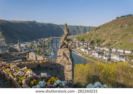 Picture overlooking the Moselle.