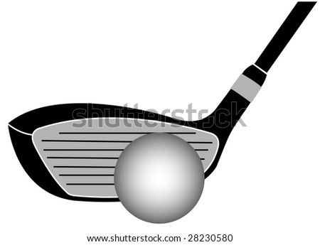 Golf Club Iron Vector Illustration