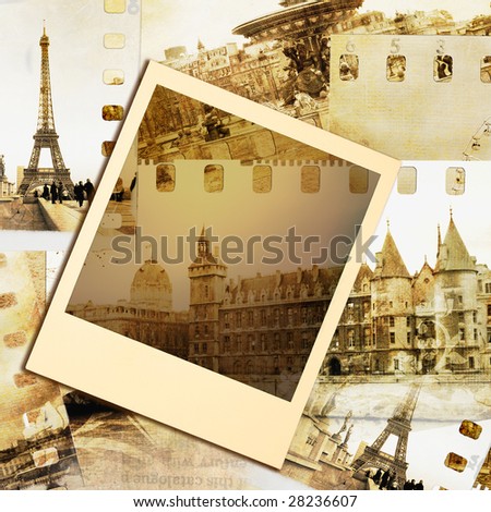 vintage photoalbum- Paris