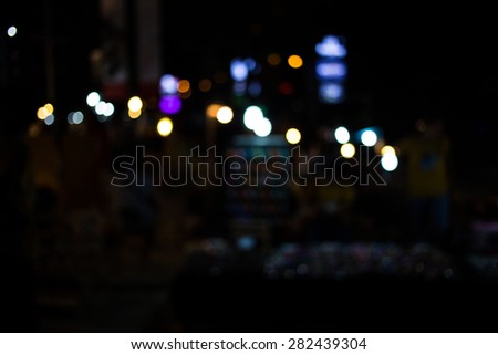 City night light blur bokeh , bokeh background.